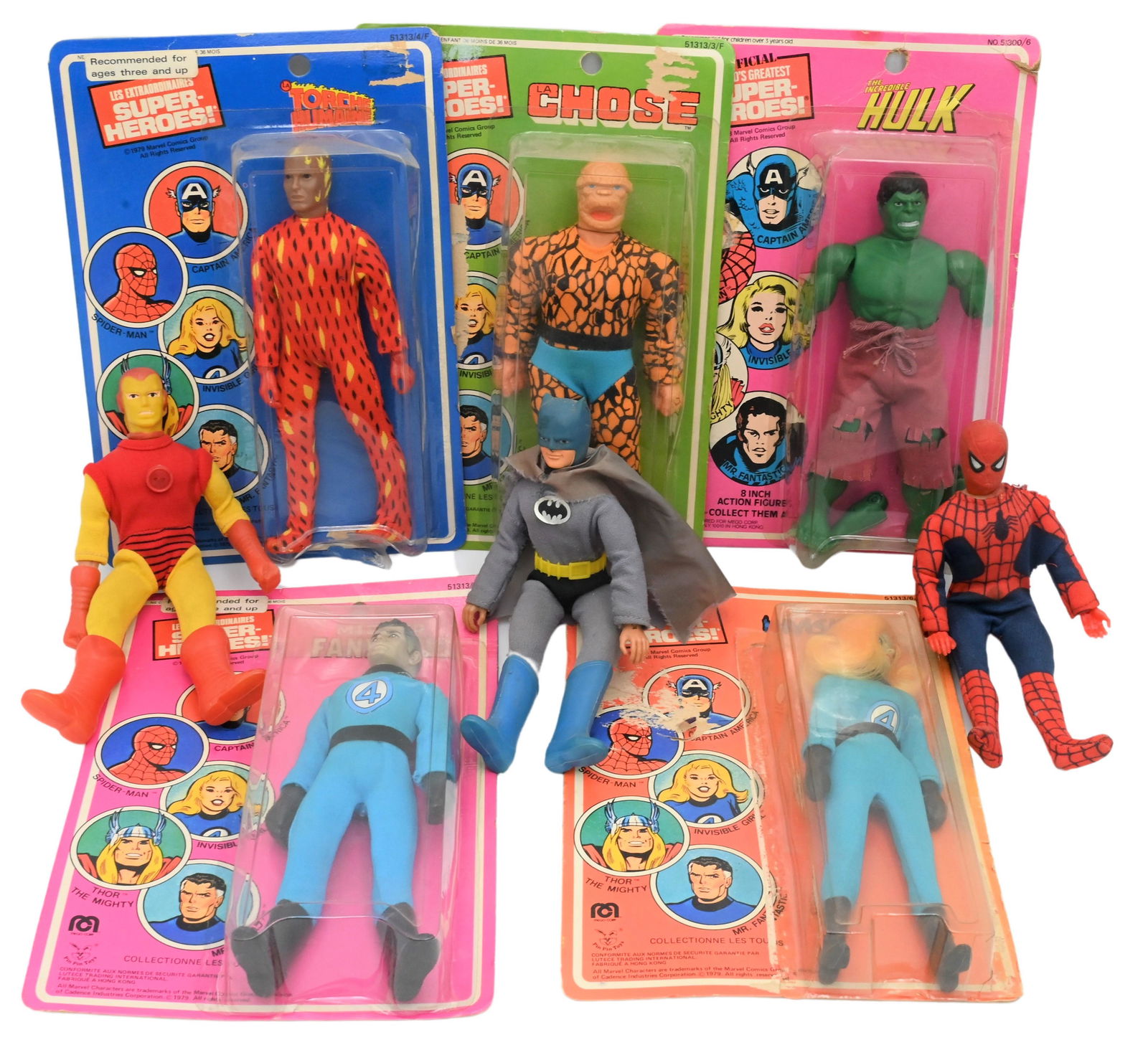 Marvel 1979 World's Greatest Superhero Action Figures Lot (1 of 5)