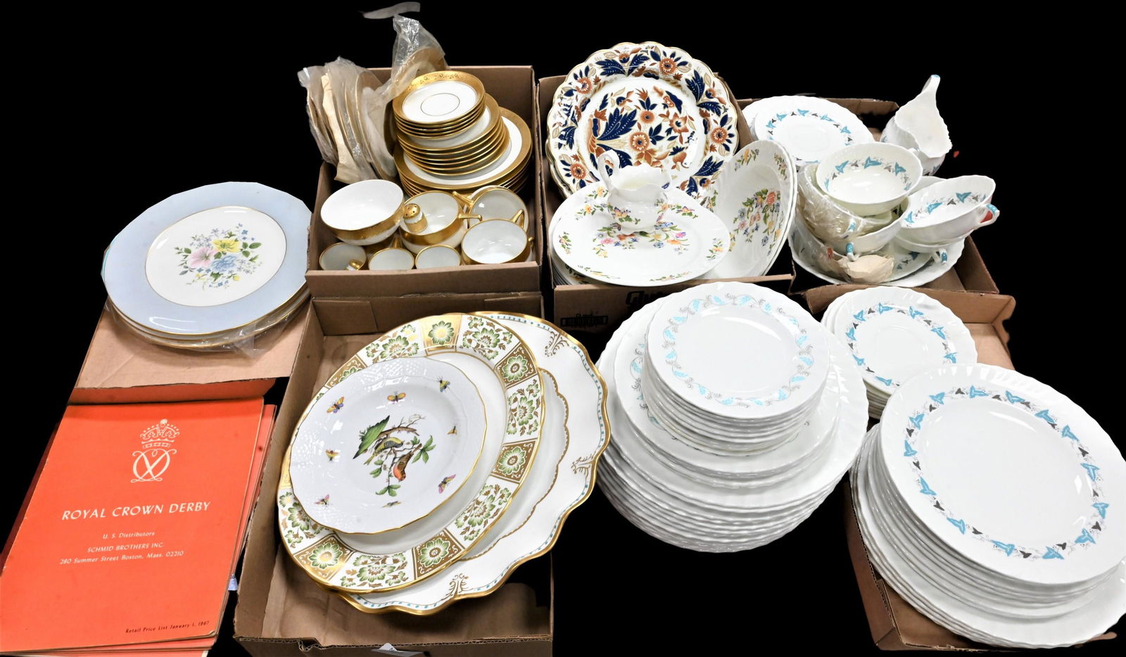 Seven Tray Lots of Porcelain China (1 of 5)