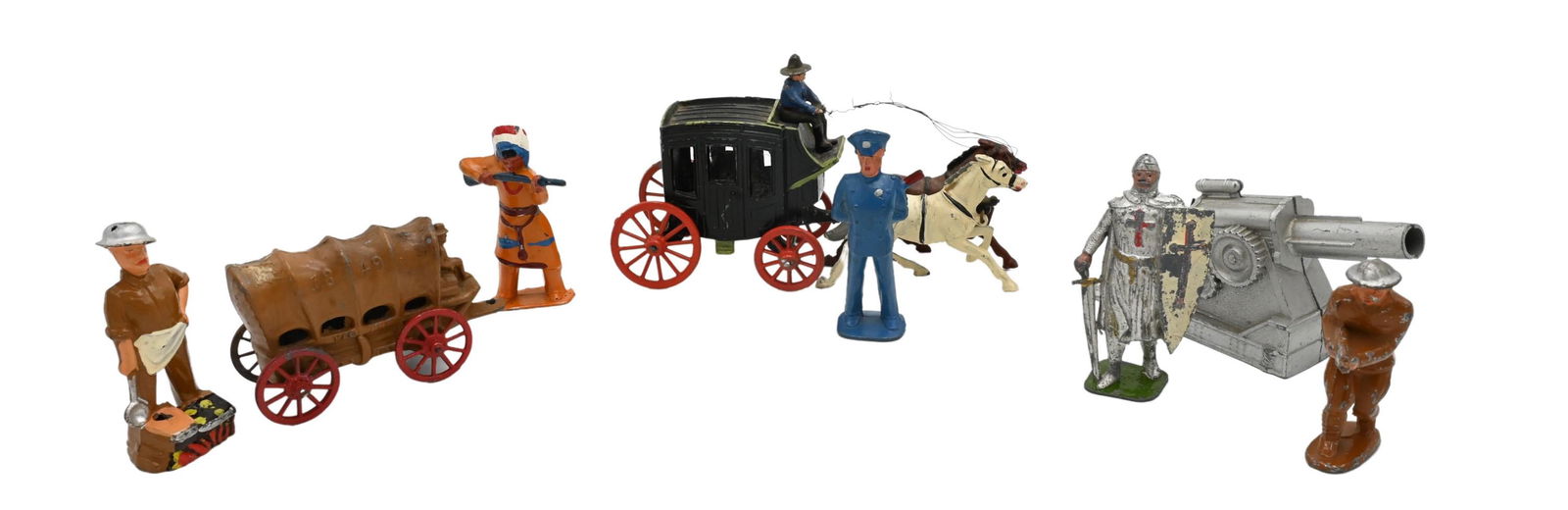 Four Box Lots of Plastic and Lead Toy Figurines (1 of 5)