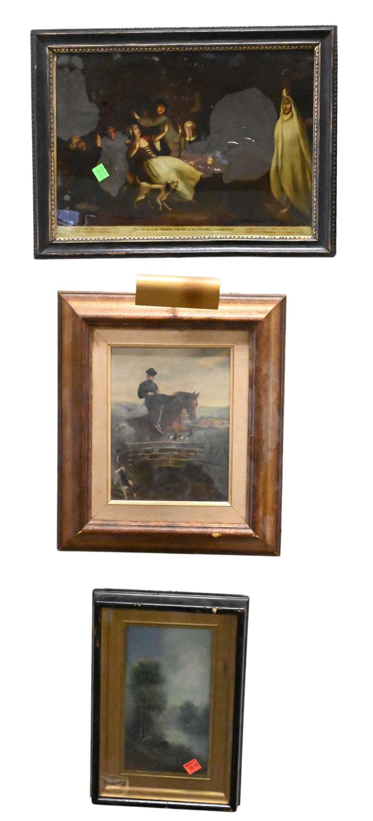 Three Framed Paintings (1 of 4)