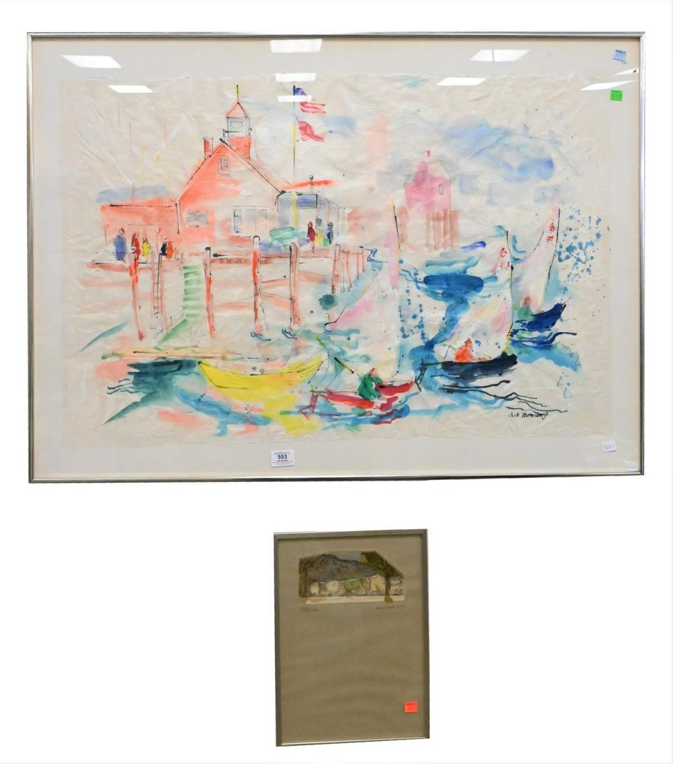 Seven Piece Abstract Artwork Lot (1 of 4)