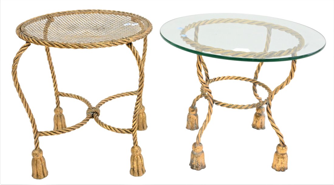 A Pair of Gilt Decorated Side Tables (1 of 4)