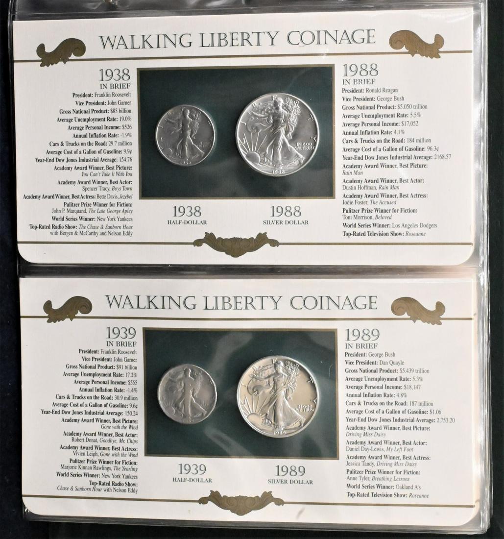 One Partial Walking Liberty Half Album (1 of 7)