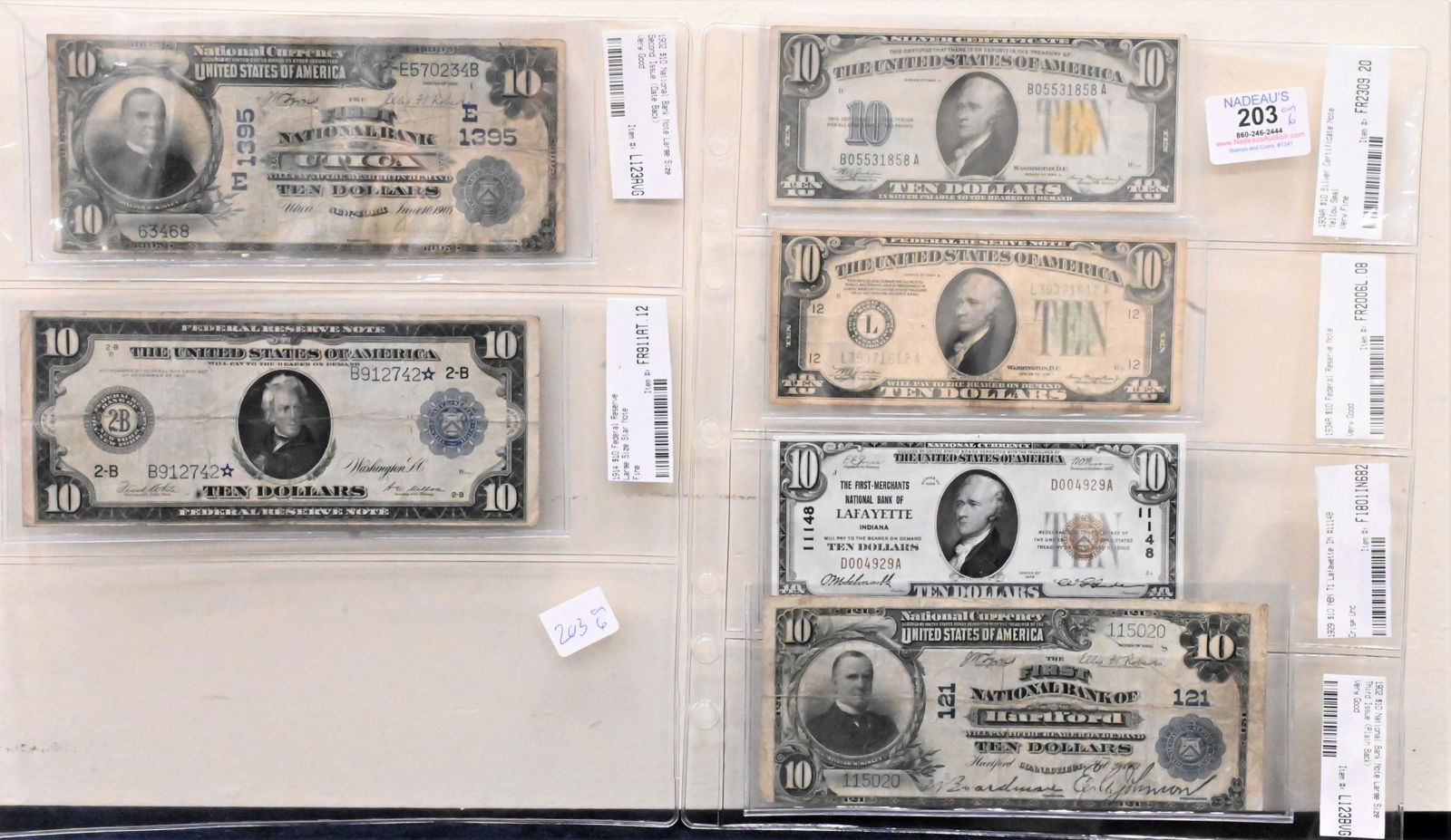 Six $10 Notes (1 of 5)