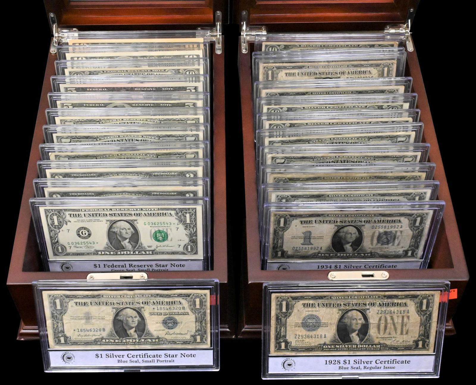 One Presentation Box with Twelve Star Notes Fed Reserve (1 of 4)