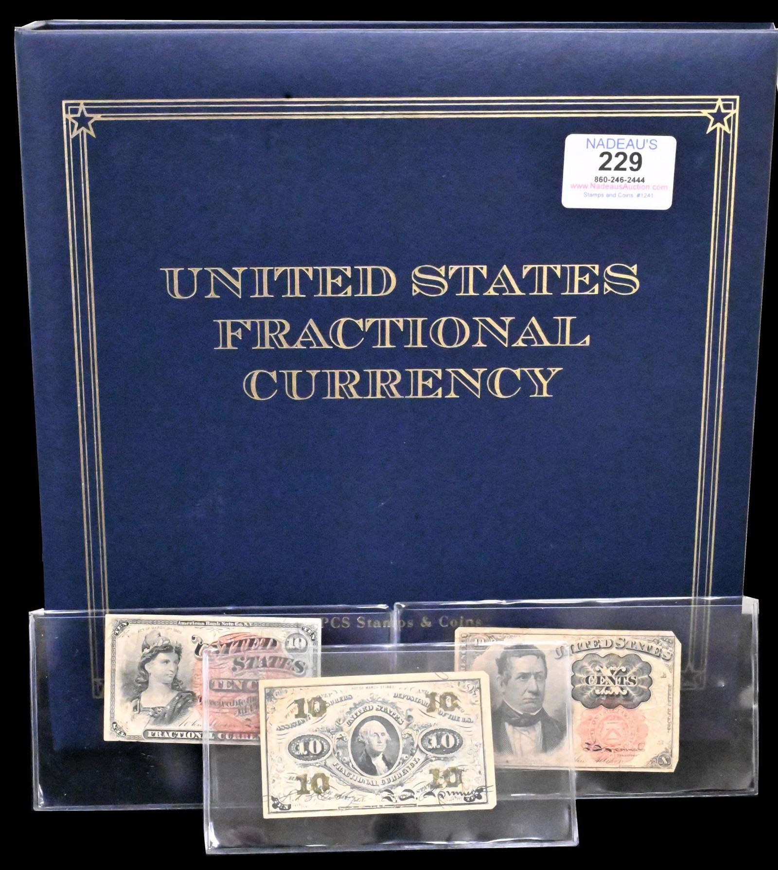 Album with Fractional Currency (1 of 12)