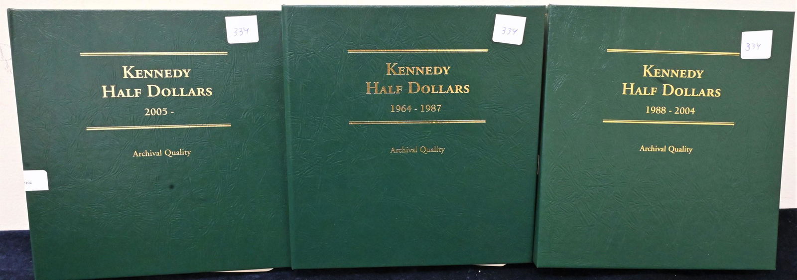 Three Albums of 174 Kennedy Half Coins (1 of 12)