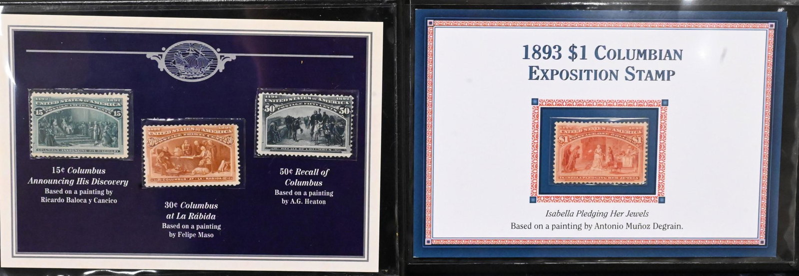 United States Columbians Mint: United States Columbians Mint, from ne one cent through one dollar