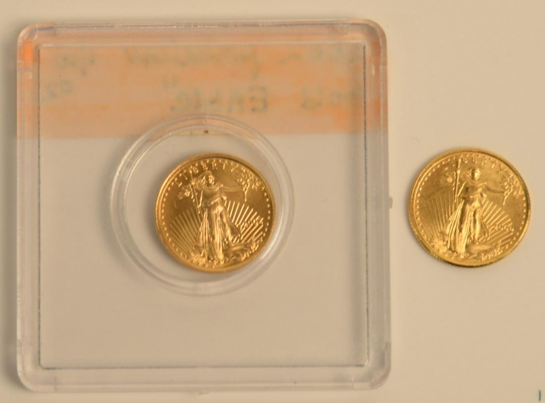2000 - 2002 Two Eagles $5 Gold (1 of 3)