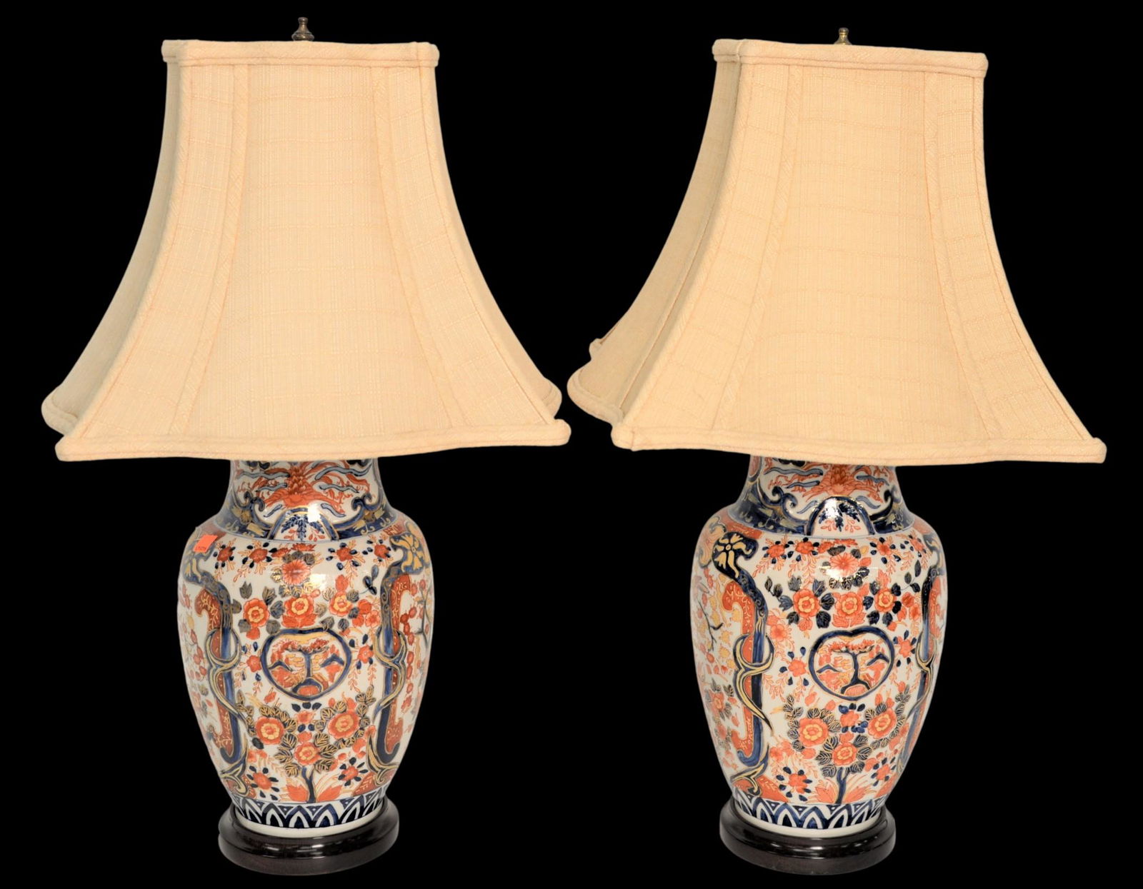A Pair of Japanese Imari Porcelain Vases (1 of 6)