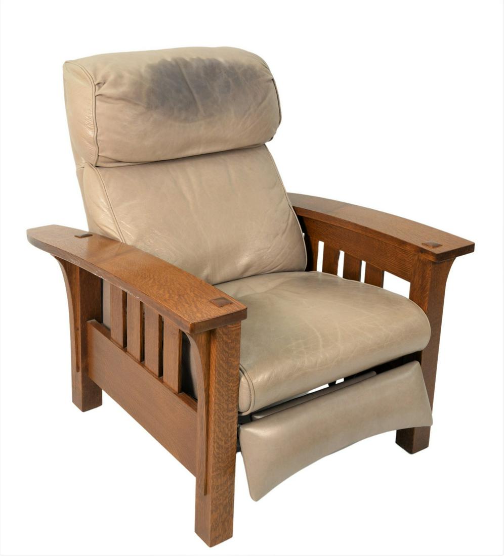 Stickley Mission Style Electric Recliner (1 of 5)