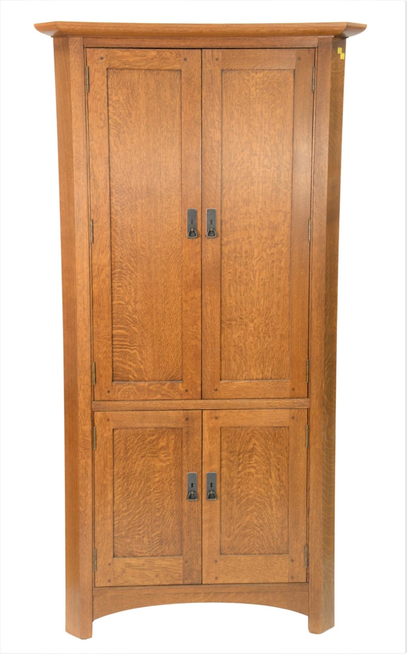 Stickley Custom Built Corner Cabinet (1 of 5)