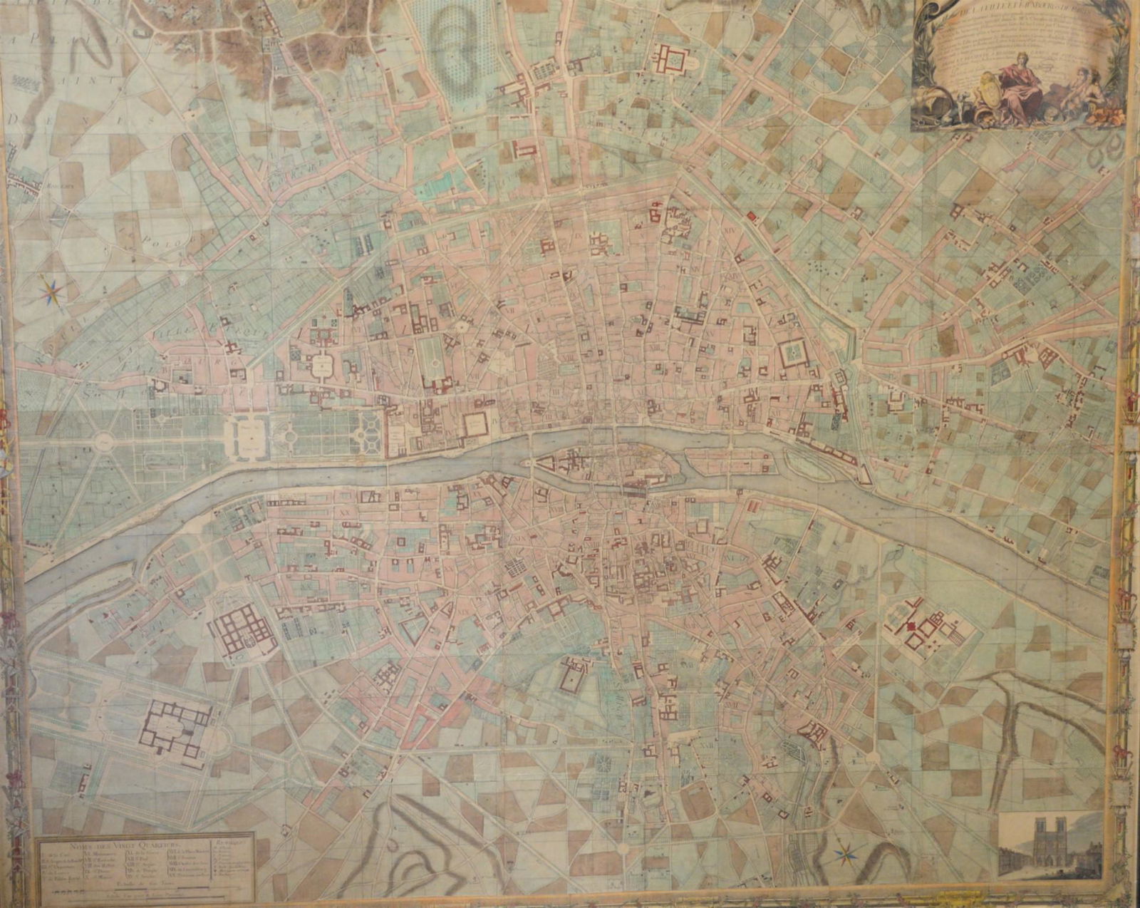 Plan de la Ville et Fauxbourgs de Paris (1 of 9)