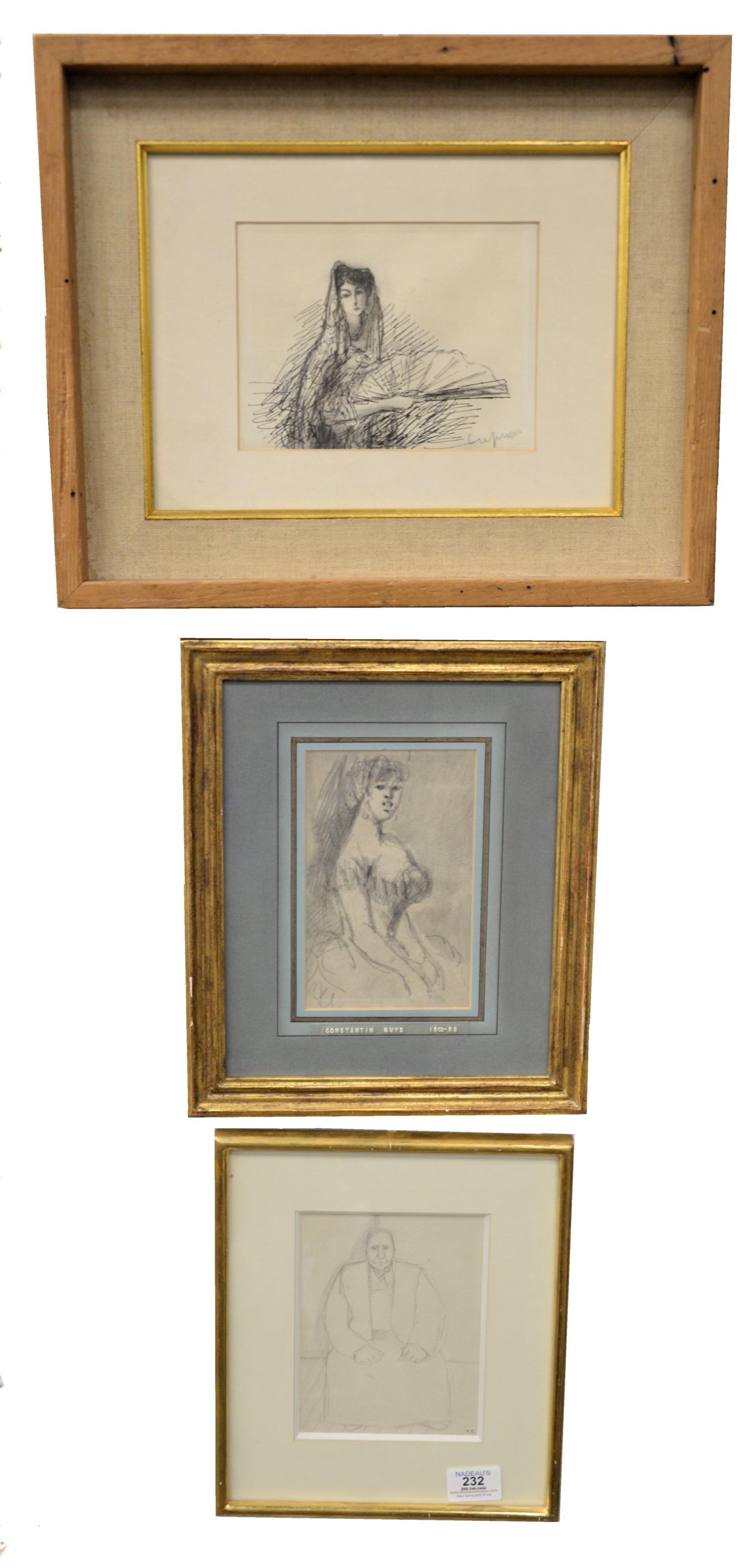 Three French Drawings (1 of 6)