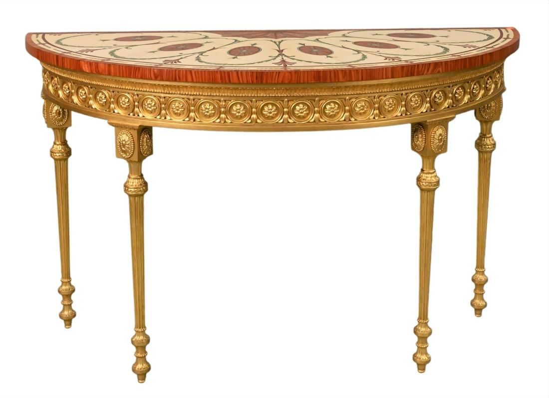 Custom Benchmade Adams Style Demilune Console (1 of 6)