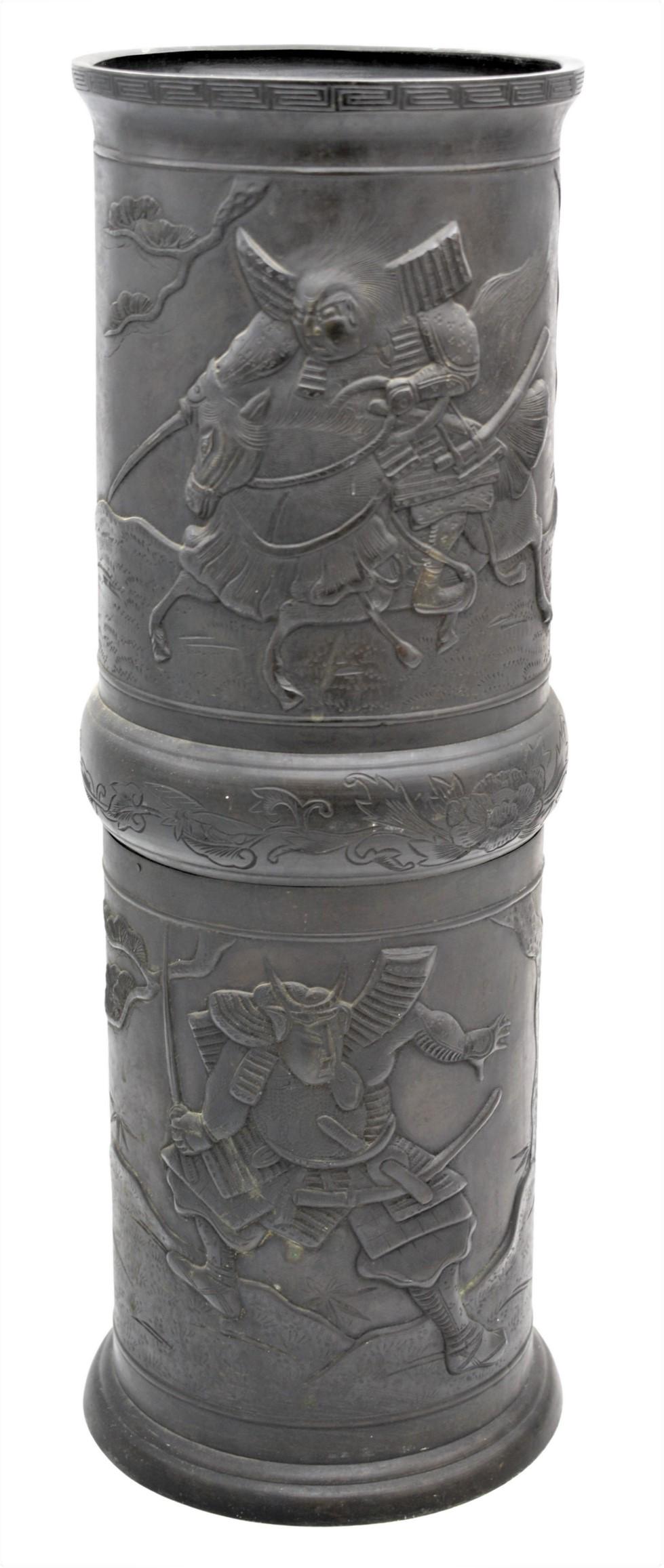 Japanese Bronze Umbrella Holder (1 of 6)