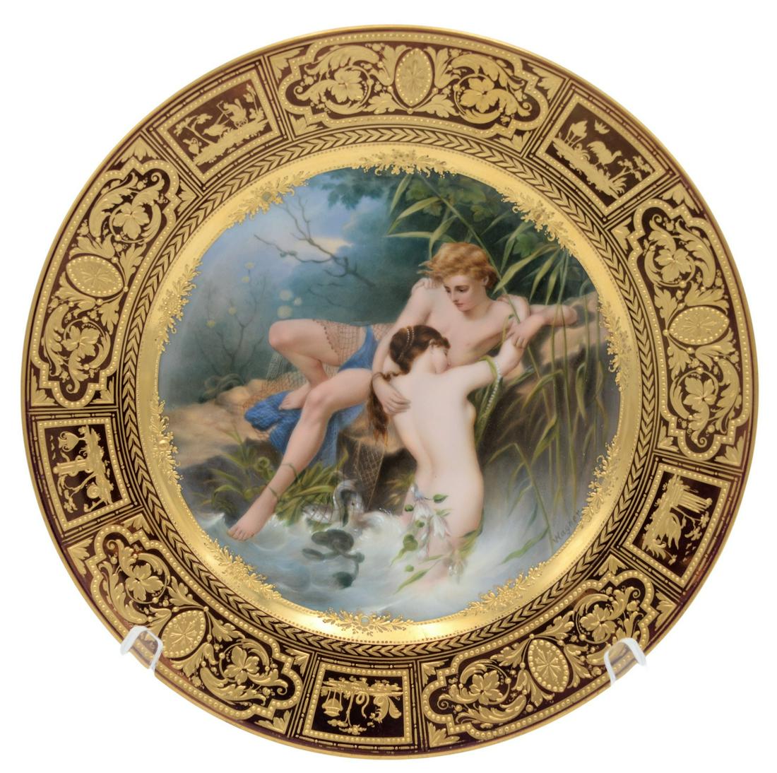 Wagner Royal Vienna Portrait Plate (1 of 7)