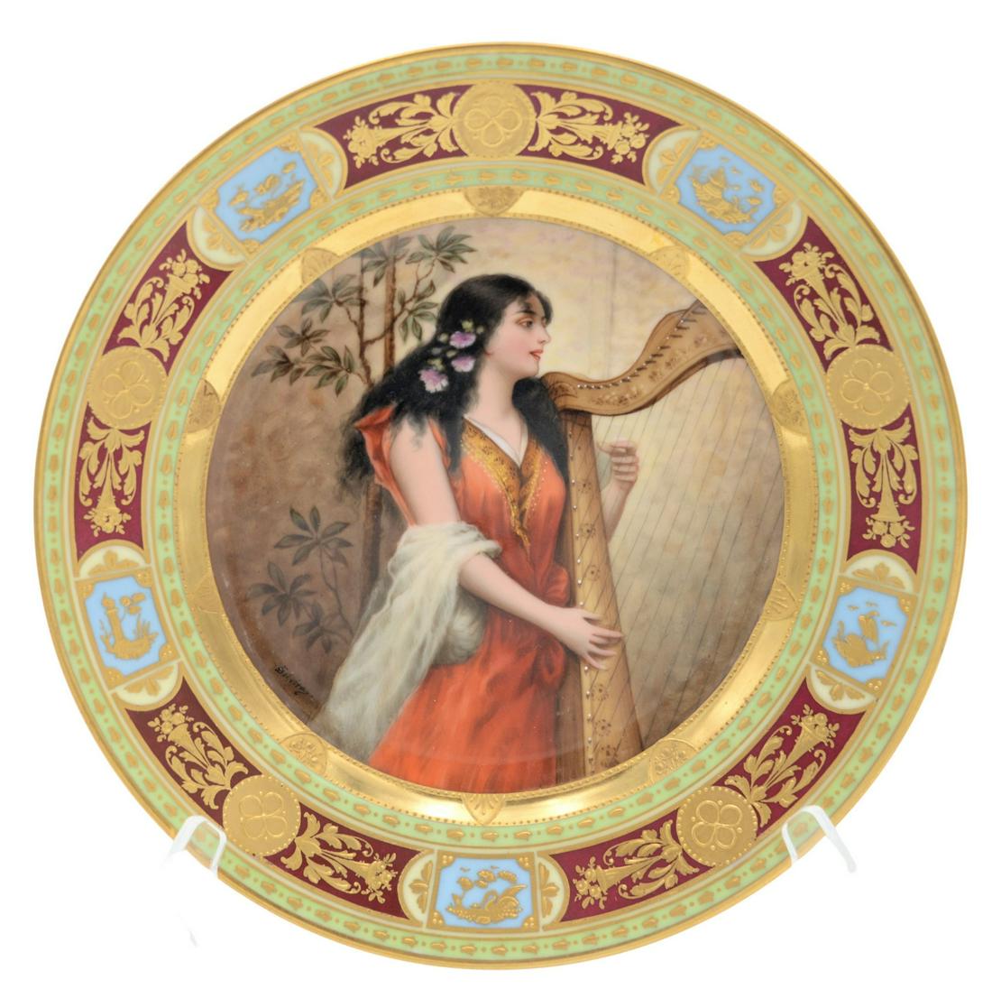 Royal Vienna Portrait Plate (1 of 8)