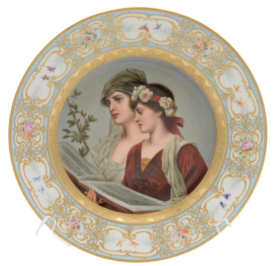 Royal Vienna Portrait Plate (1 of 7)