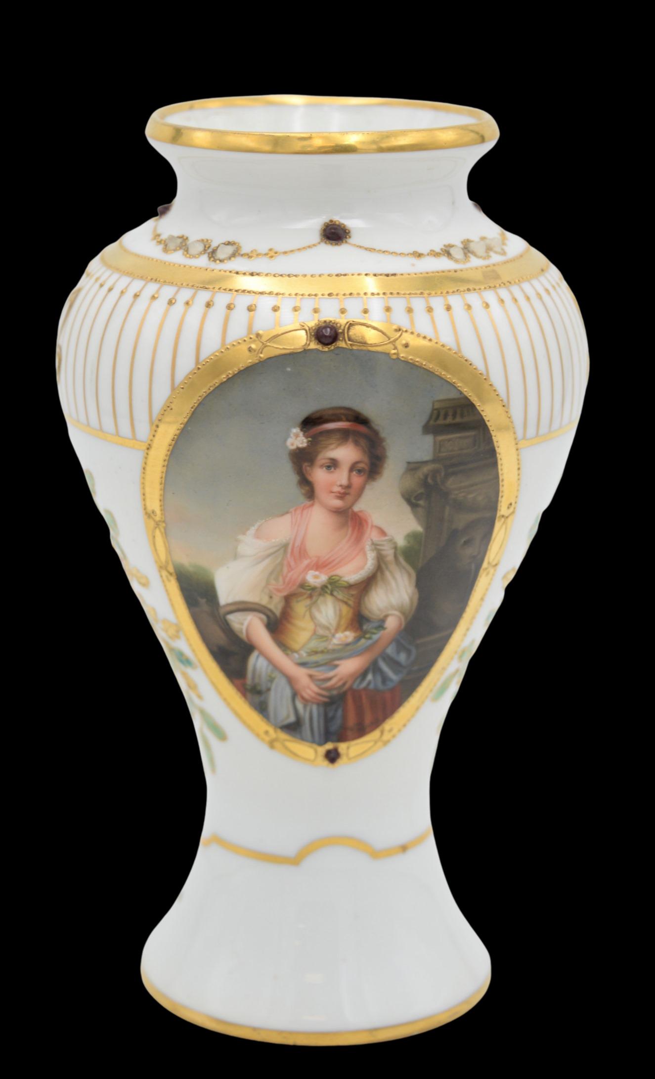 Royal Vienna Wagner Portrait Vase (1 of 7)