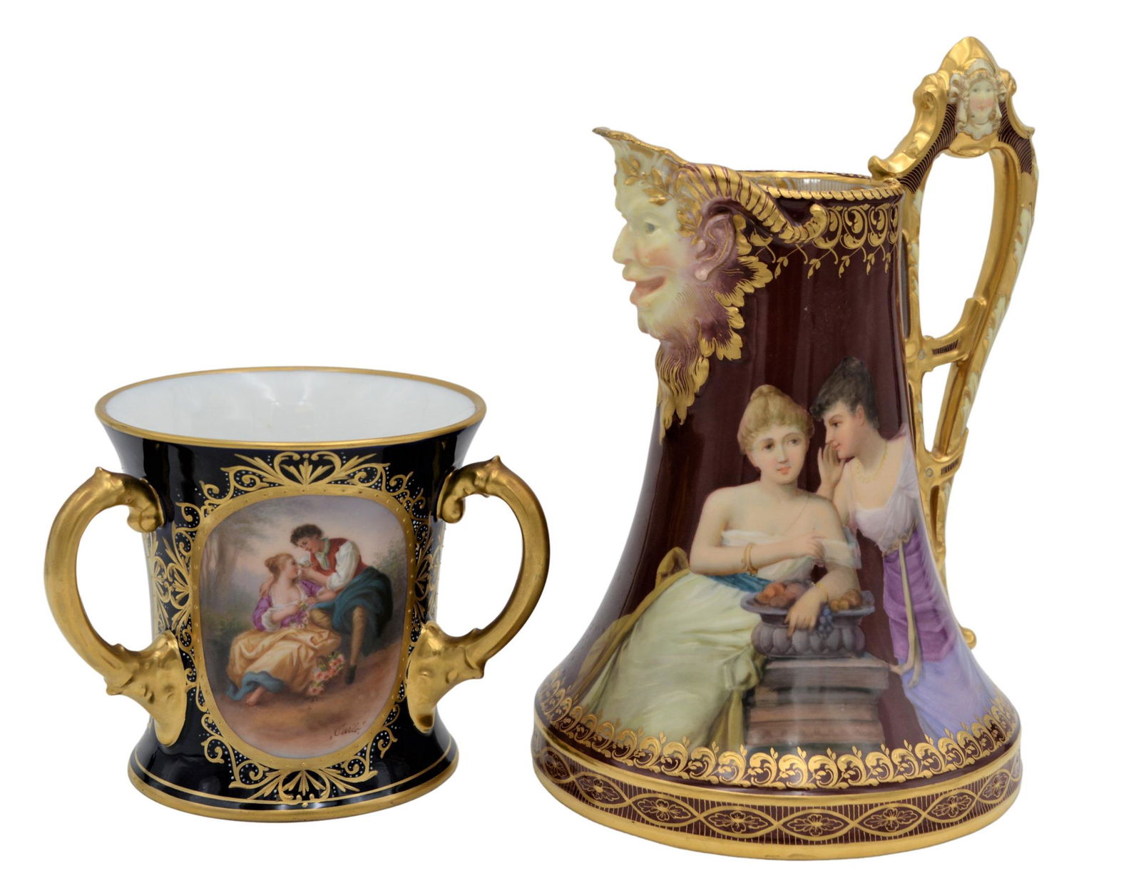 Two Royal Vienna Porcelain Piece (1 of 10)