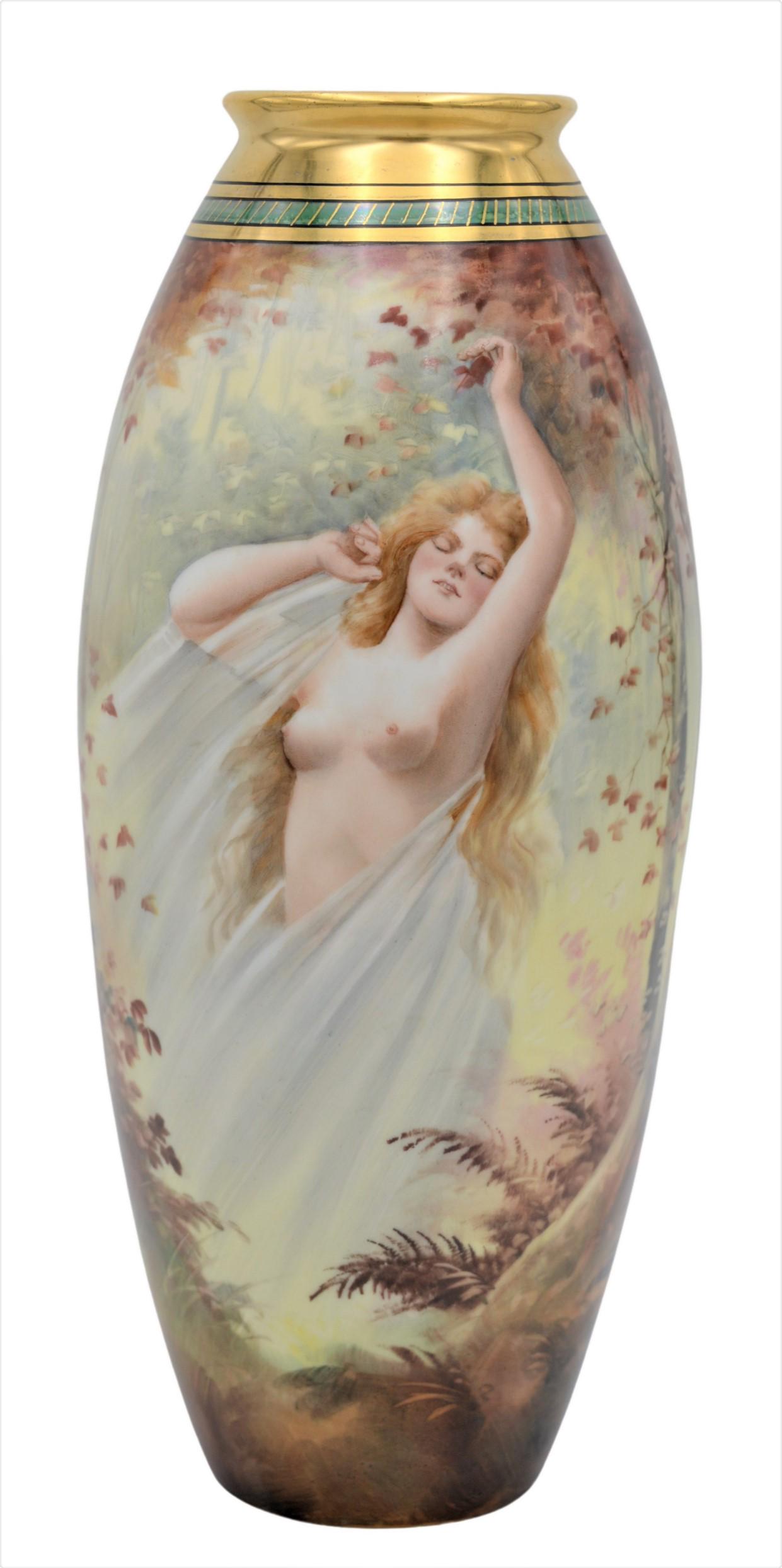 Limoge Hand Painted Vase (1 of 6)