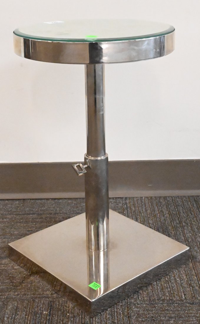 Adjustable Chrome Side Table (1 of 5)
