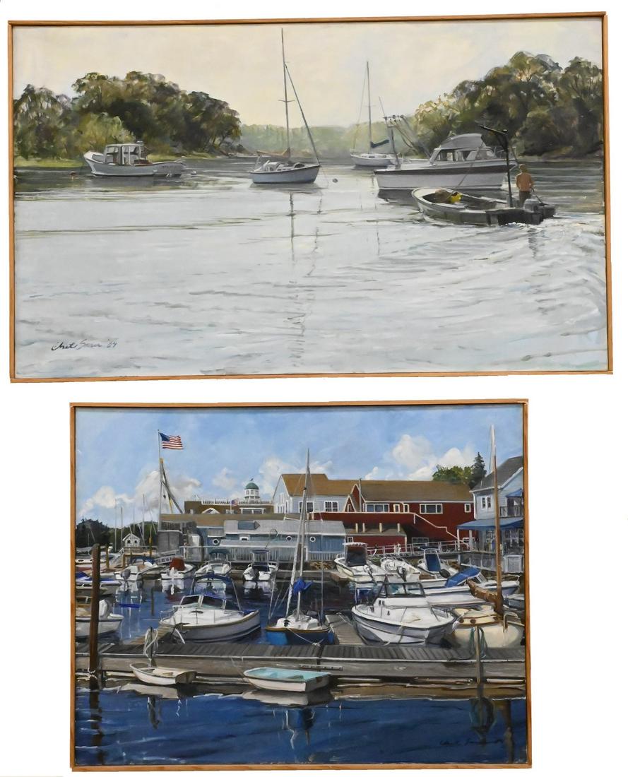 Four New England Oil Paintings (1 of 5)