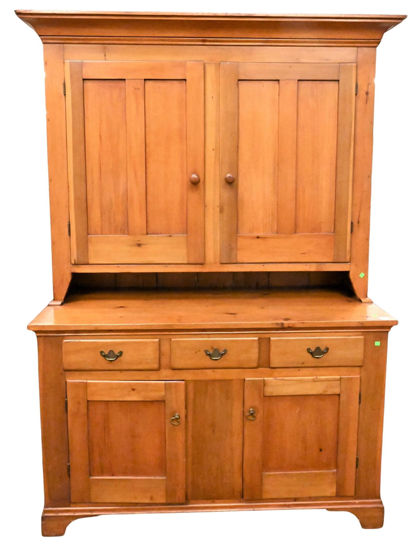 Pine Step Back Cupboard (1 of 5)