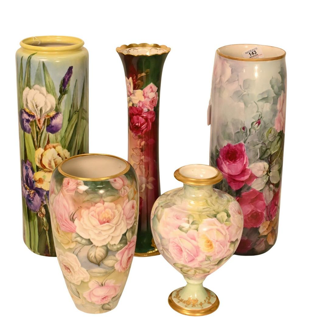 Five Piece Belleek Hand Painted Porcelain Group (1 of 5)