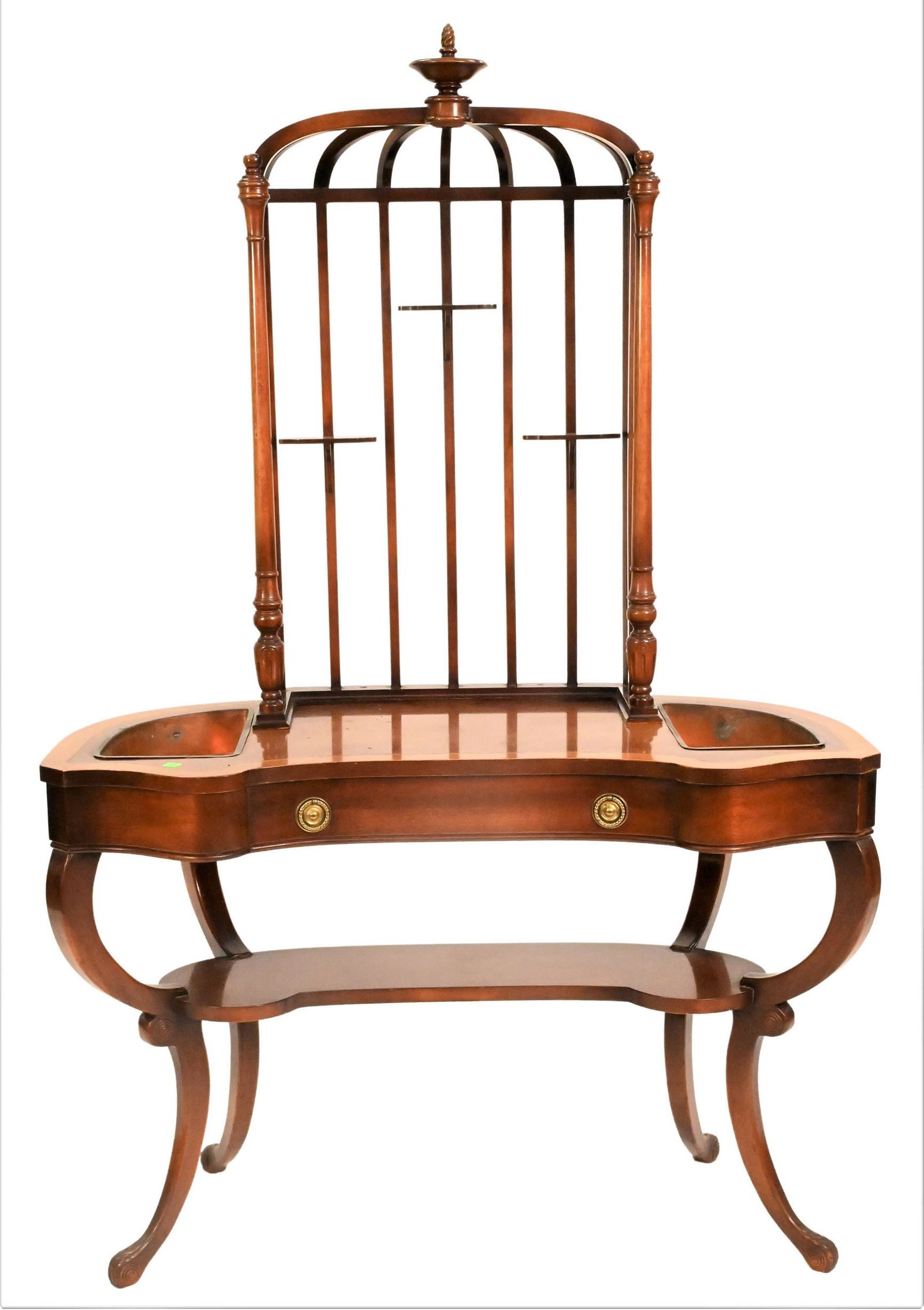 French Mahogany Double Planter/Console Table (1 of 5)