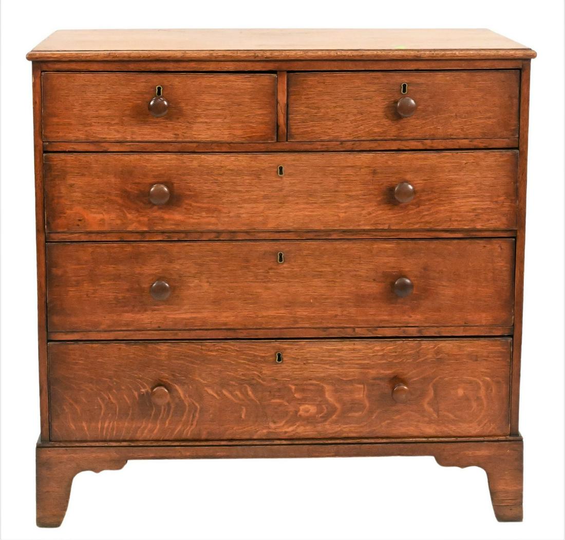 George IV Oak Chest (1 of 3)