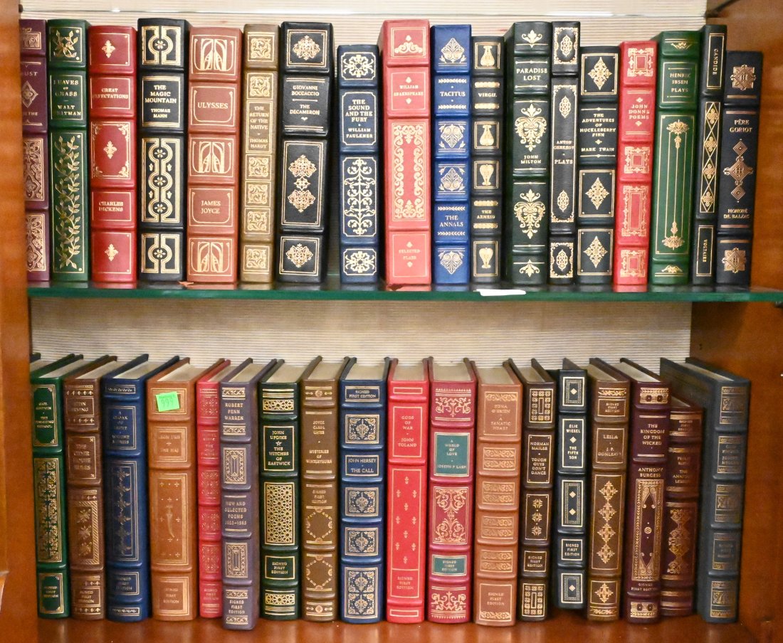 37 Franklin Library Leather Spine Books (1 of 5)