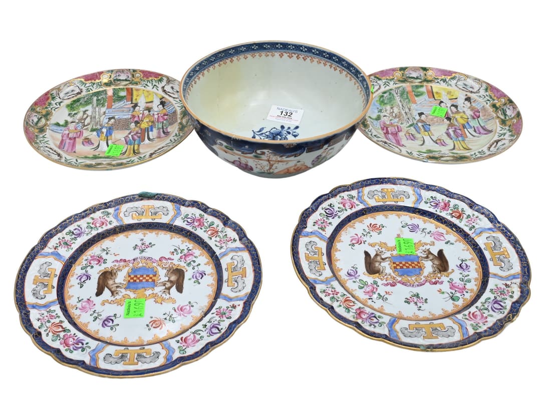 Six Piece Chinese Export Group (1 of 9)