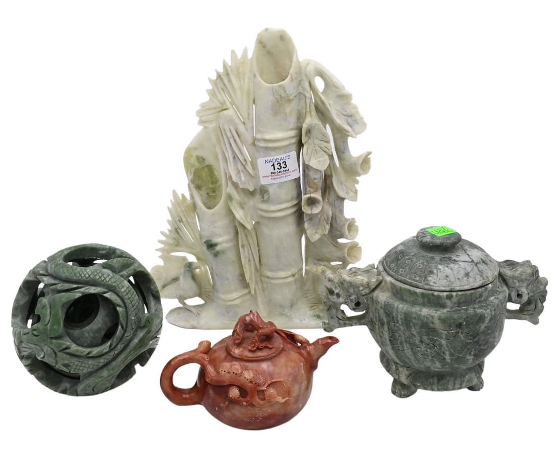 Four Piece Hardstone Lot (1 of 6)