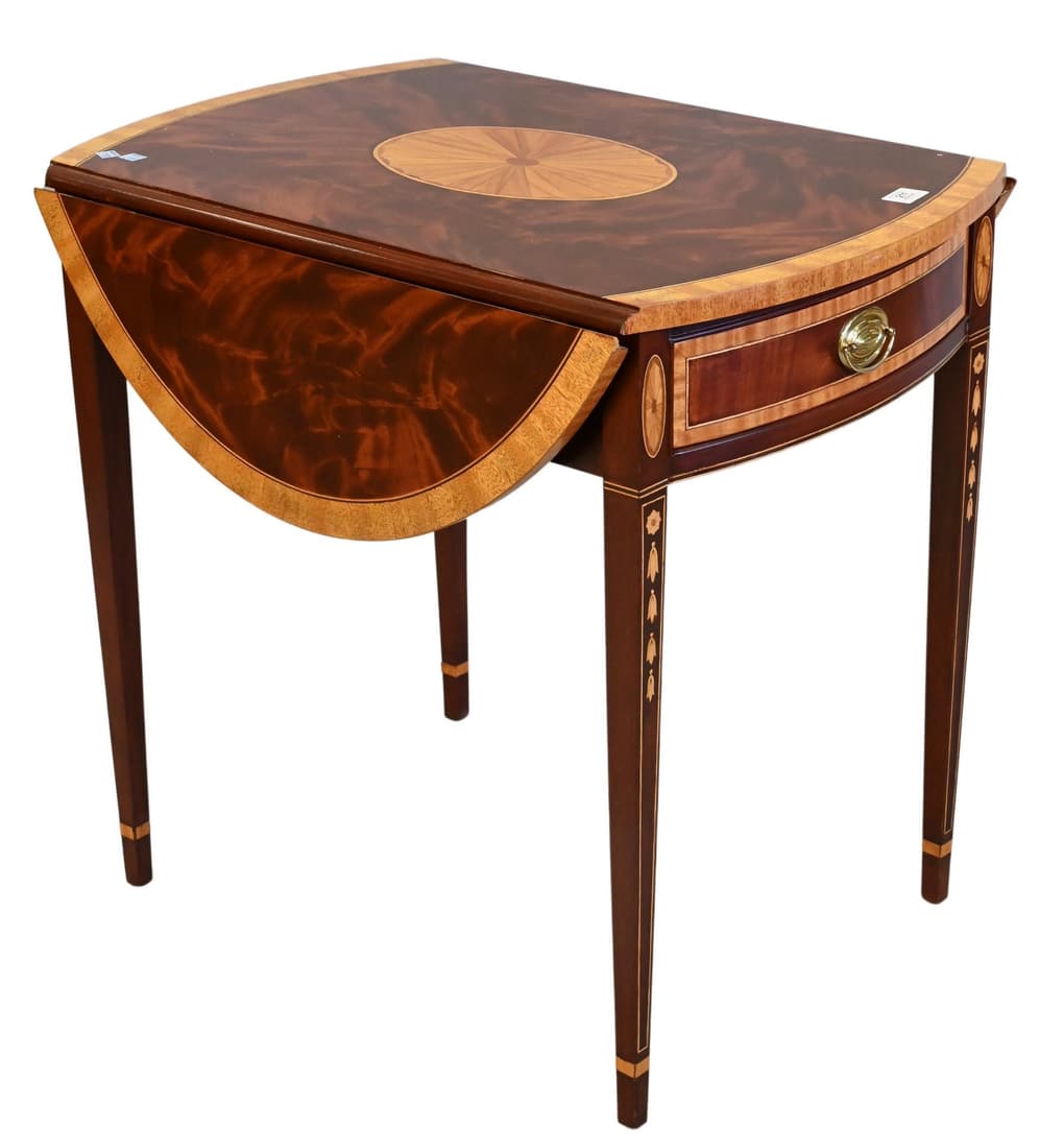 Councill Mahogany Inlaid Pembroke Table (1 of 4)