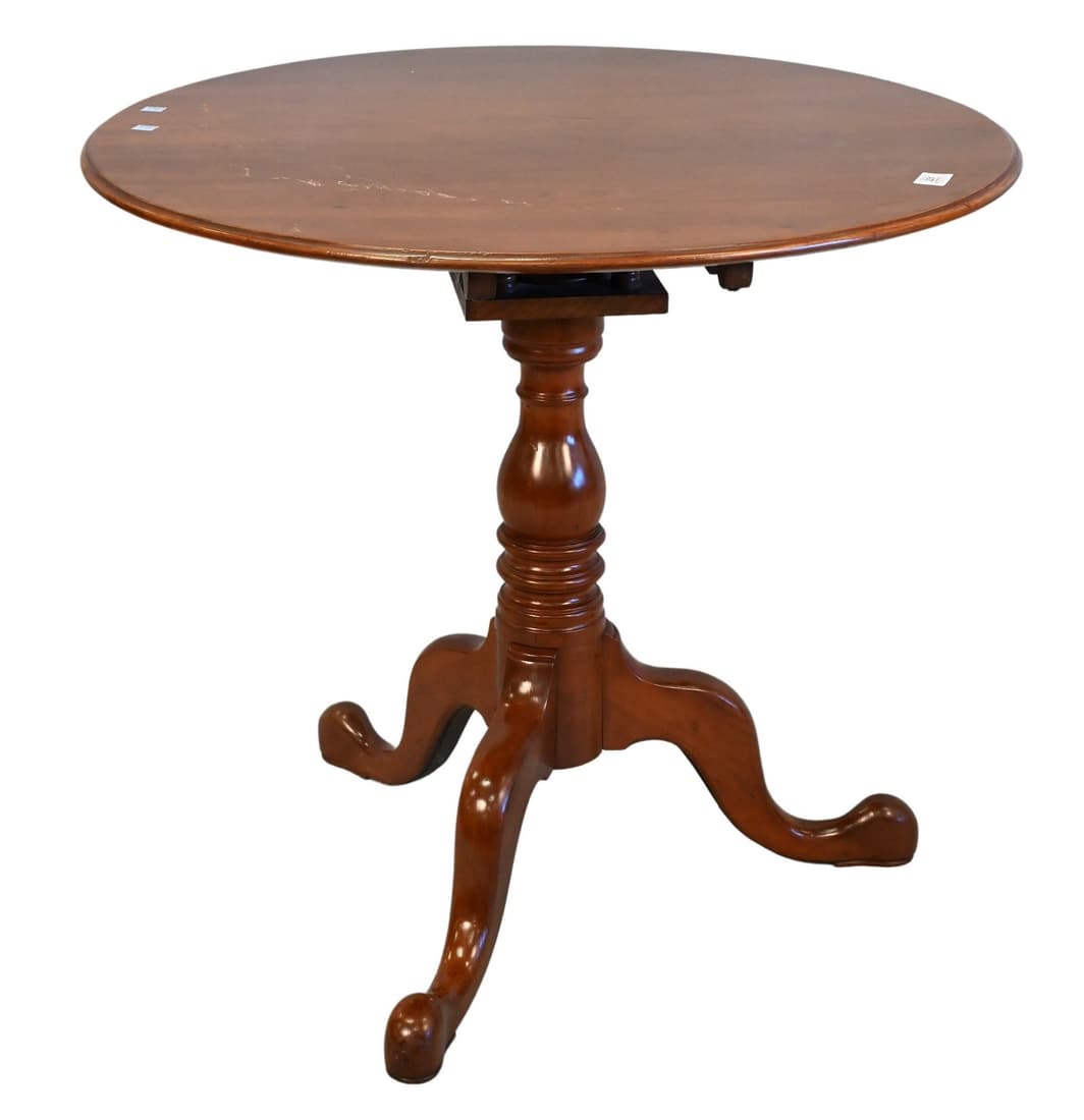 Queen Anne Cherry Tea Table Auction