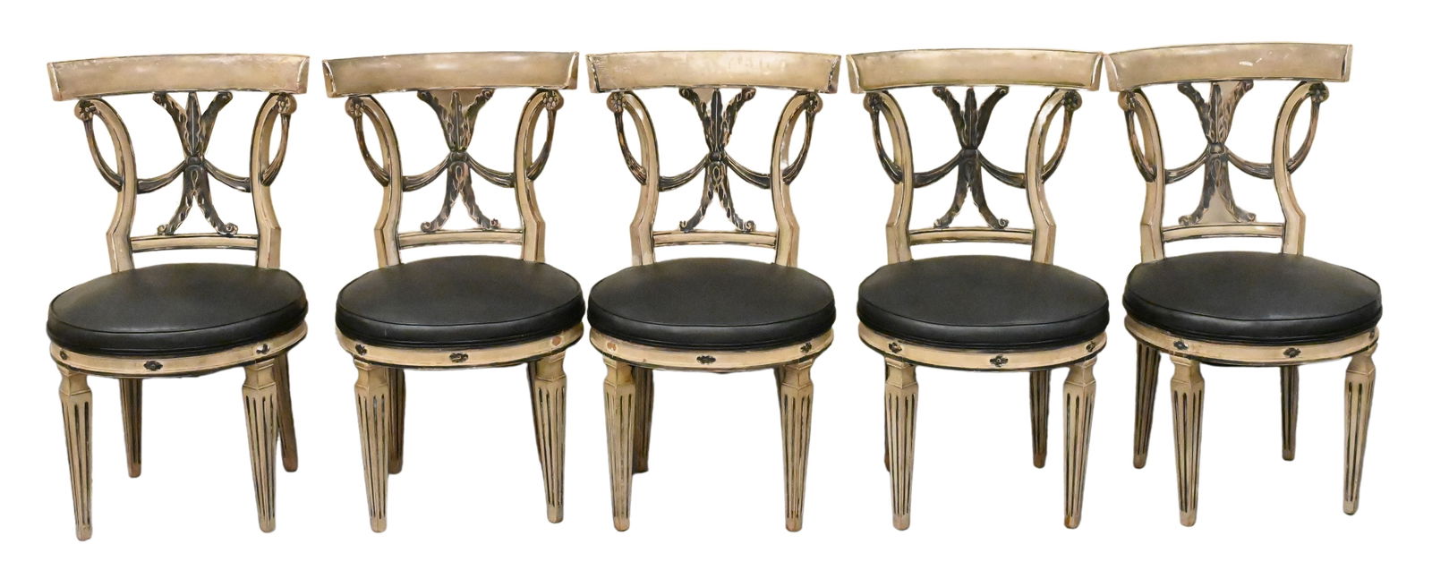Five French Style Painted Chairs (1 of 6)