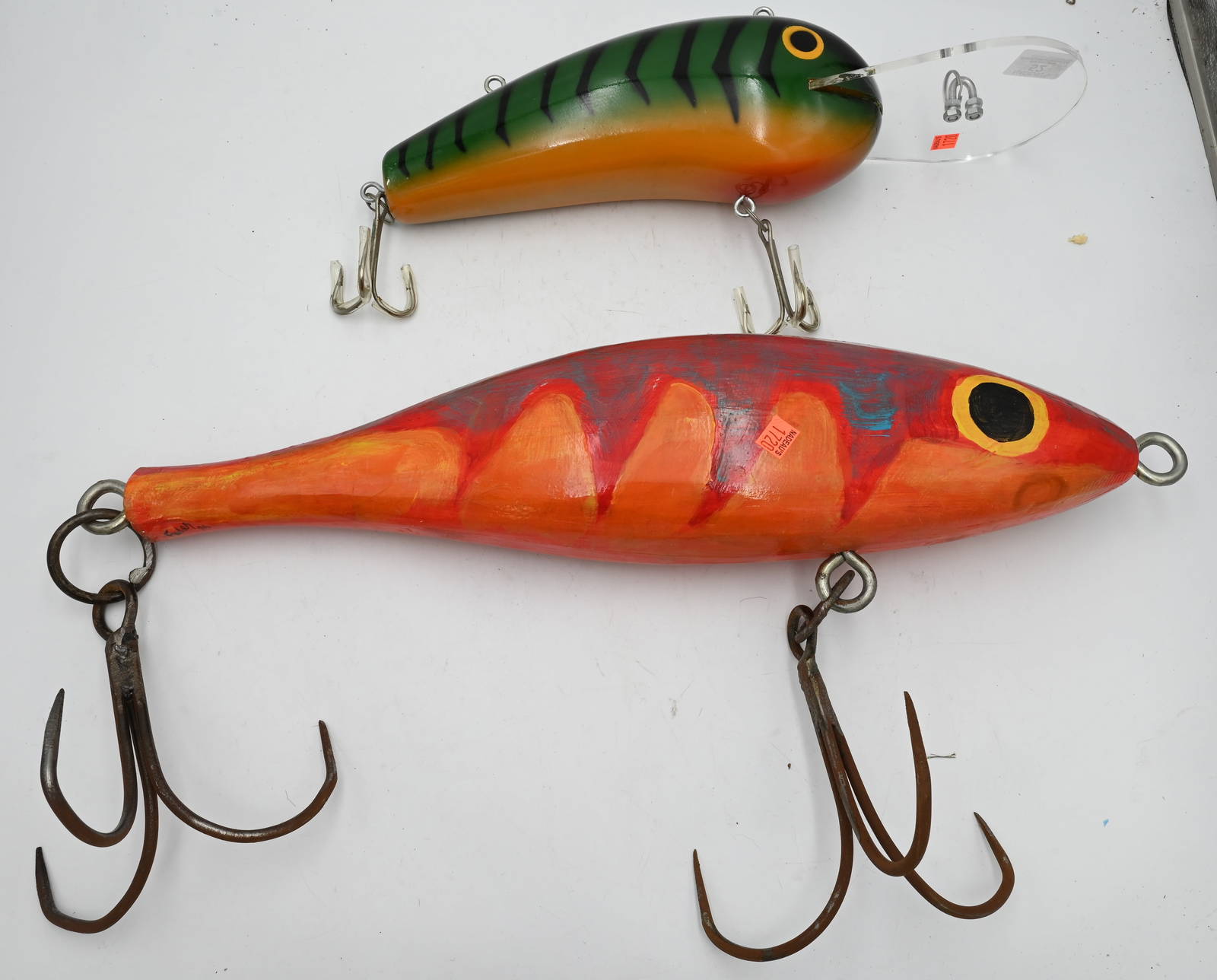 Two Extra Large Fishing Lures Auction
