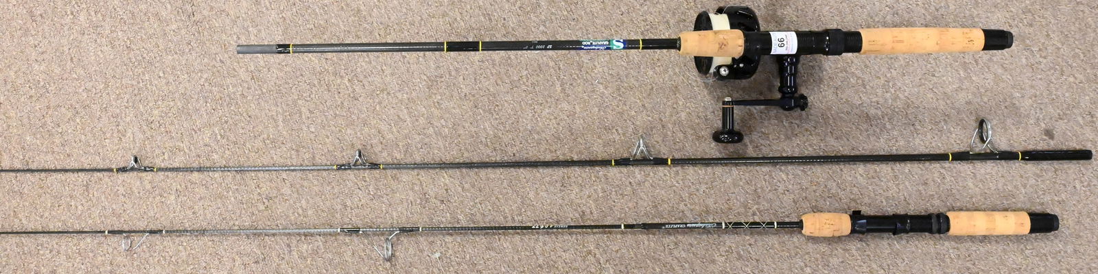 Van Staal Spinning Reel on Shakespeare Graphite Two Part Rod (1 of 5)