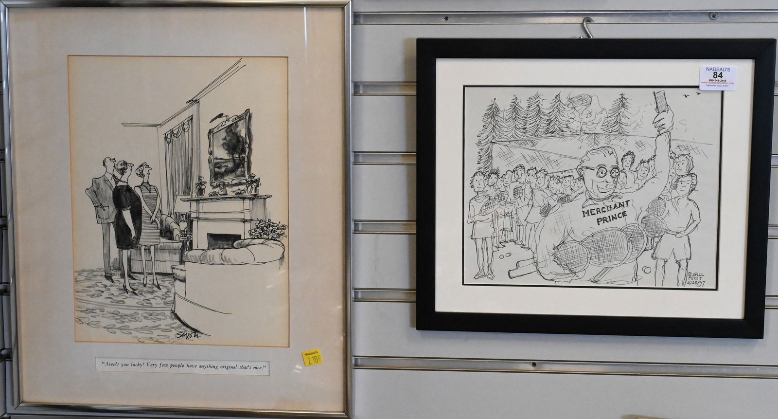 Two Pen and Ink Drawings (1 of 5)