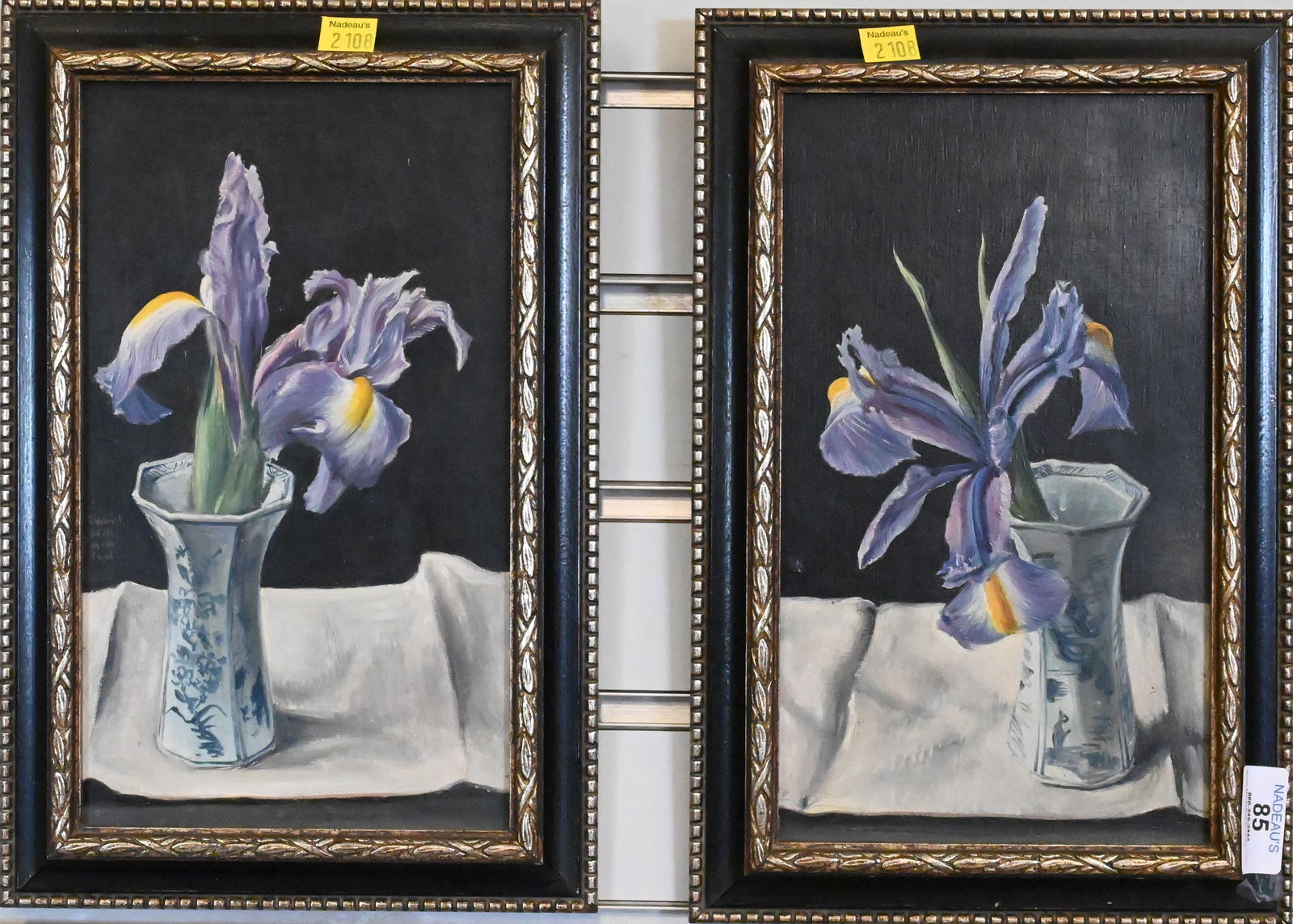 Two David Hill (American 1914-1977) Floral Still Life Pieces (1 of 7)