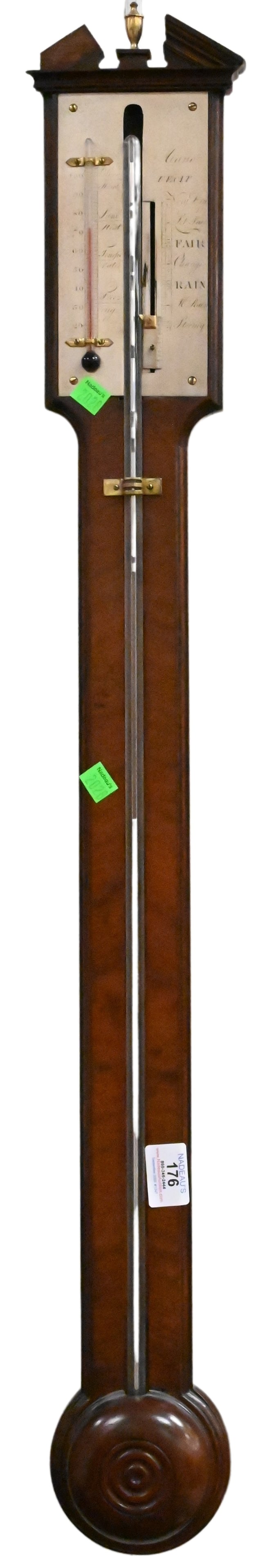 Mahogany Stick Barometer (1 of 4)