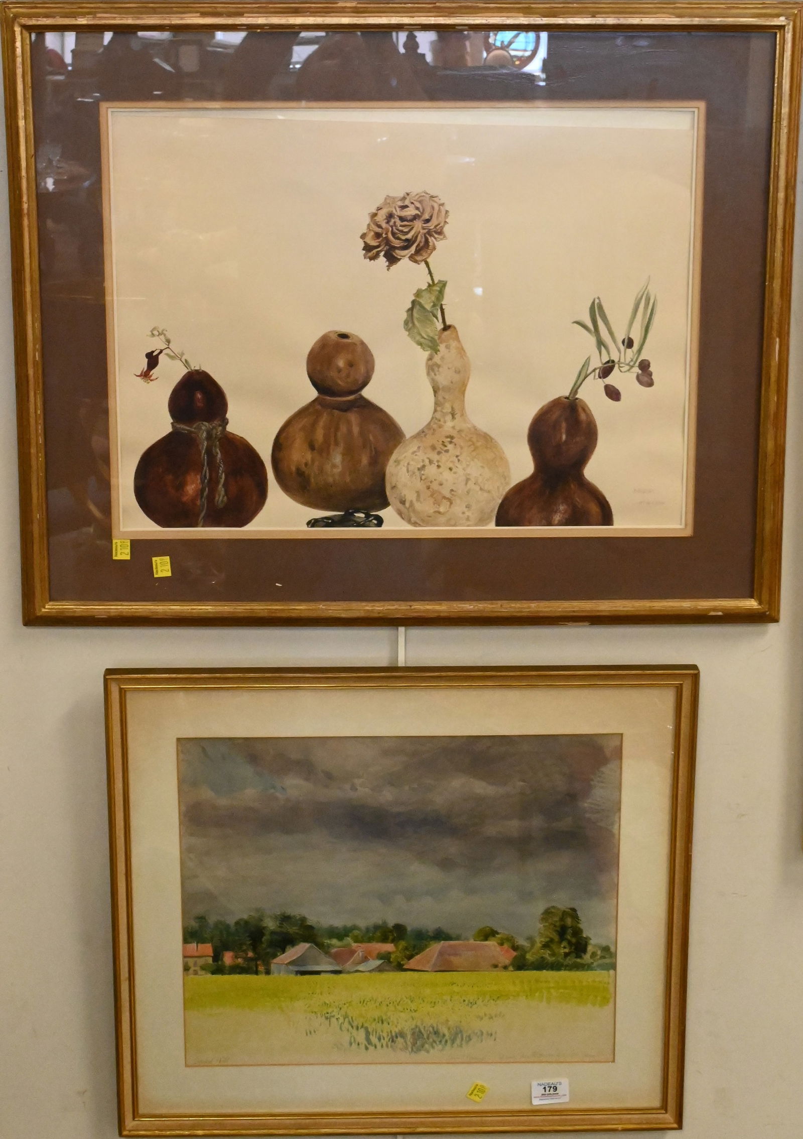 Two Piece Watercolor Lot (1 of 6)