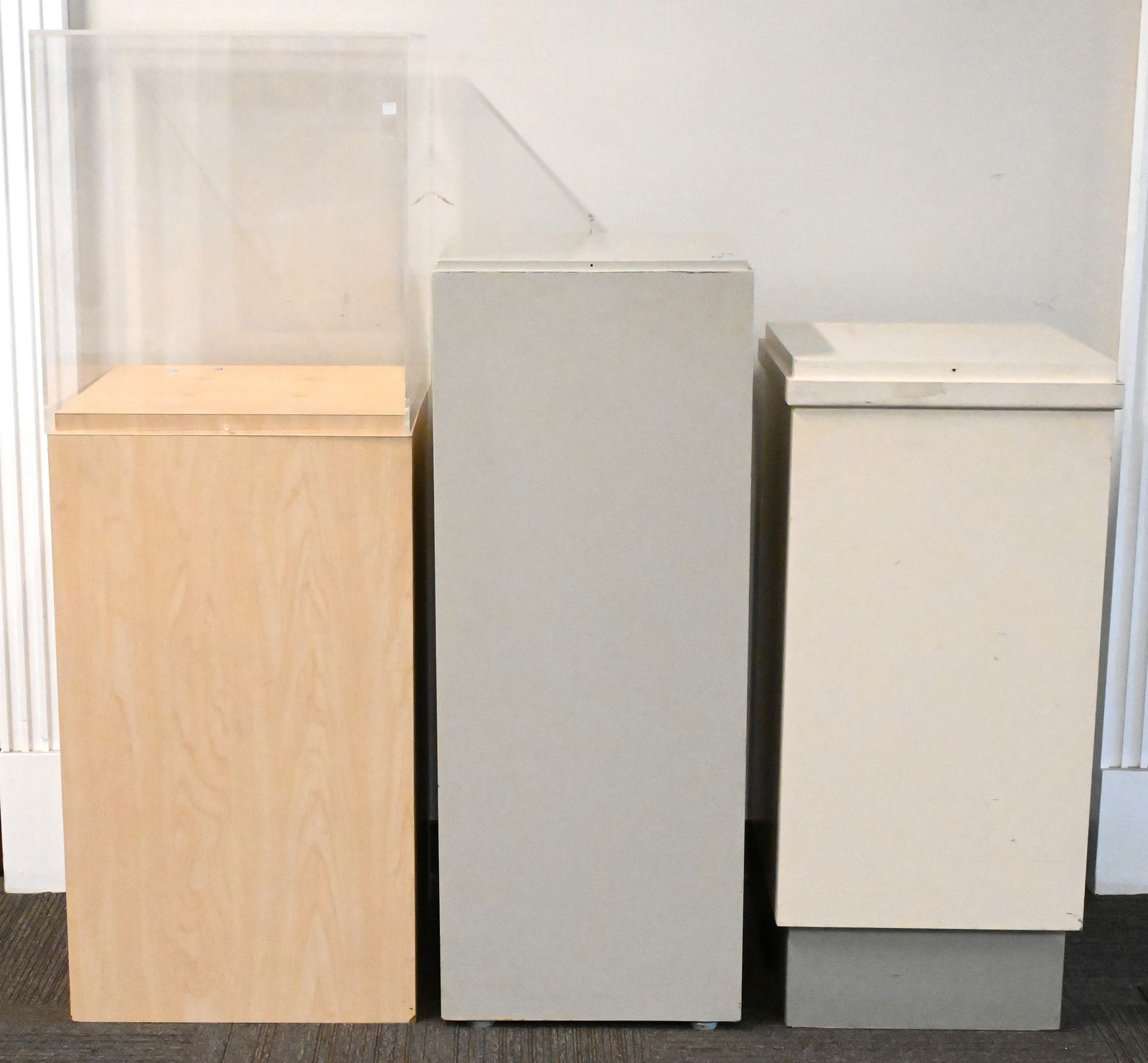 Three Display Pedestals (1 of 5)