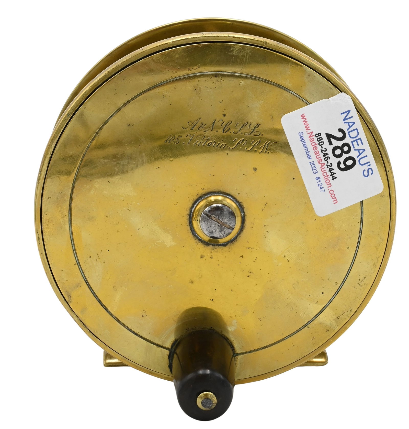 English Brass Fly Reel (1 of 5)