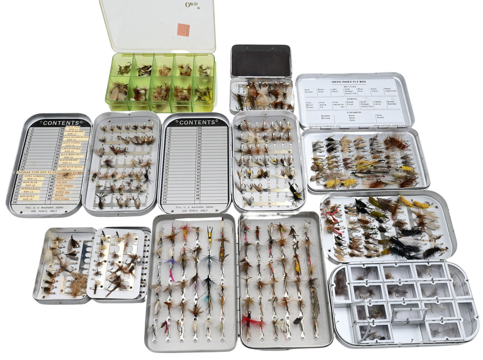 Eight Flyboxes of Mostly Dry Flies (1 of 9)