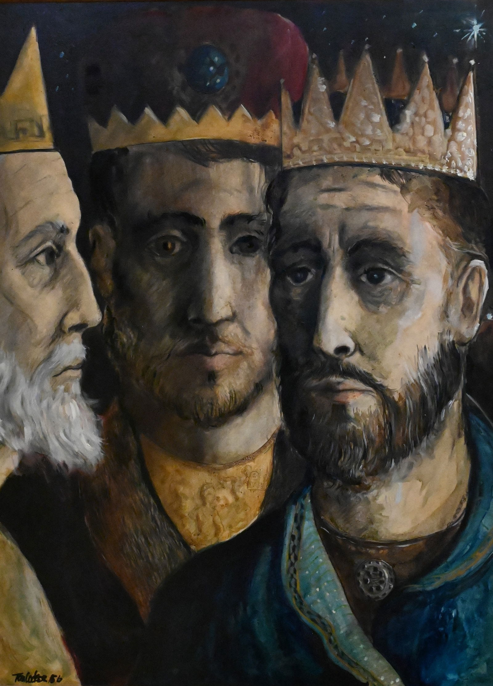 Thomas Locker (American 1937-2012) Oil on Panel (1 of 5)