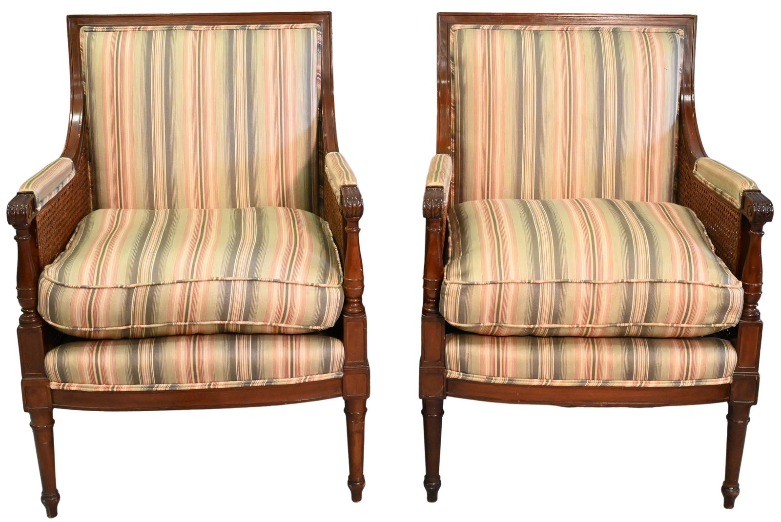Pair of Louis XV Style Arm Chairs (1 of 4)