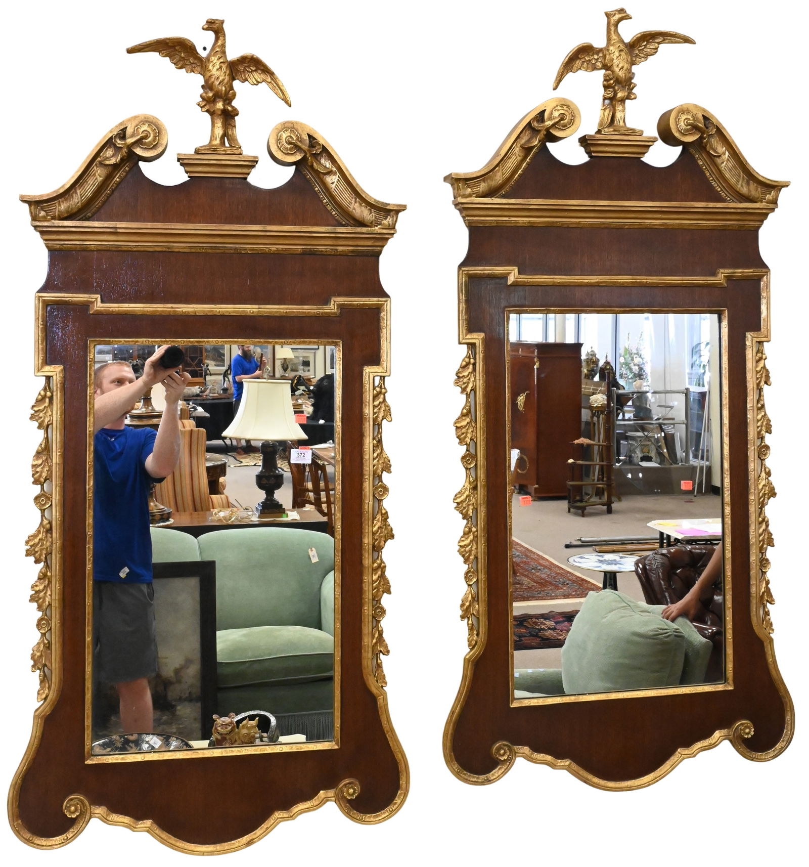Three Mahogany Mirrors (1 of 8)